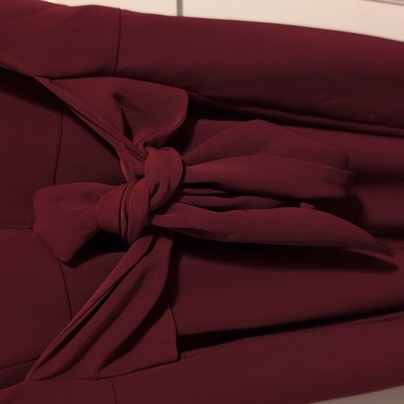 LOFT Burgundy Midi Dress - Picture 7 of 8